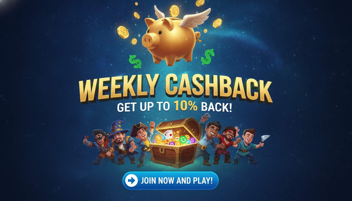 Get Your Cashback Weekly Cashback Promotion