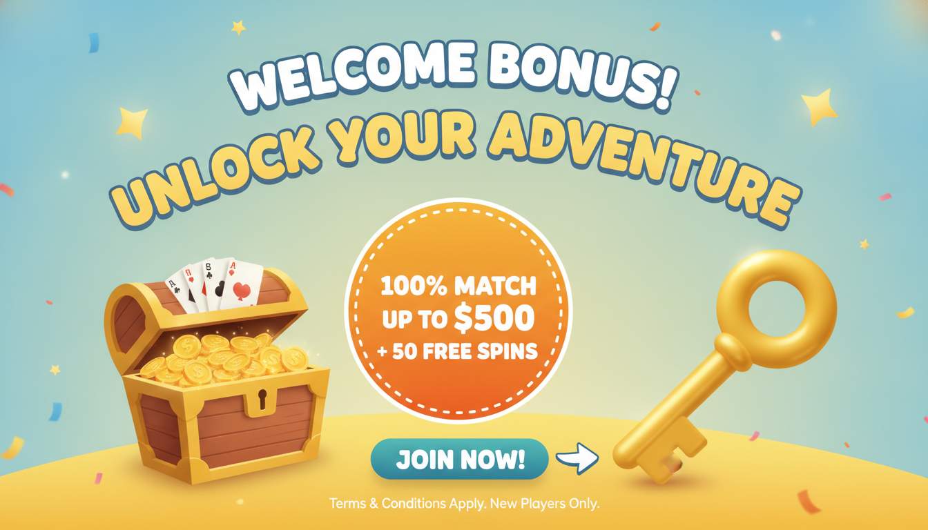 Grab Your Welcome Bonus Welcome Bonus Promotion
